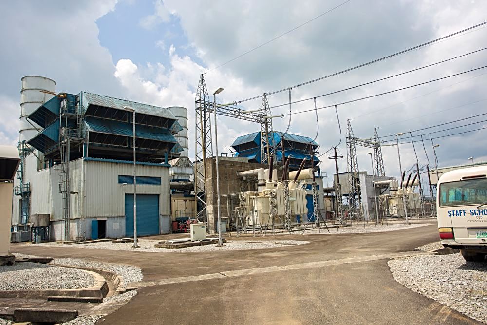 Aerial view of the Afam Power Plant during the Hon Minister of Power Works  Housing Mr Babatunde Fashola SAN inspection tour of the Afam Power Plant in Portharcourt Rivers State on Thursday 8 June 2017