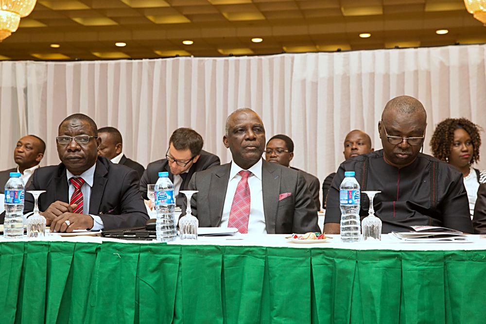 Cross Section of private and public sector participants during the 4thPresidential Quarterly Business Forum which focused on two themes the Power Sector and Public Revenue Generation at the Banquet Hall Presidential Villa Abuja on Tuesday 11th July 2017