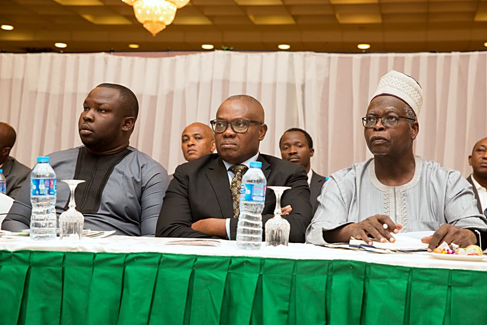 Cross Section of private and public sector participants during the 4thPresidential Quarterly Business Forum which focused on two themes the Power Sector and Public Revenue Generation at the Banquet Hall Presidential Villa Abuja on Tuesday 11th July 2017