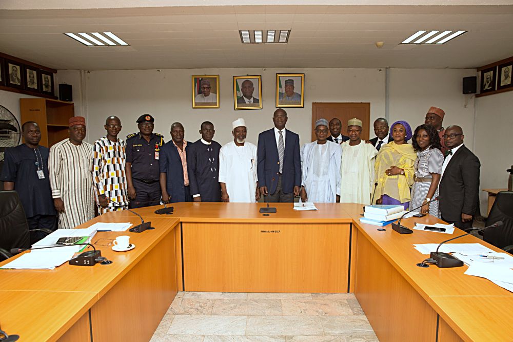 Hon Minister of Power Works  Housing Mr Babatunde Fashola SANmiddle Permanent Secretary Works  Housing Mr Muhammed Bukar4thright Director and HOD Public Building and Housing Development Department Arc Sani Gidado 3rdright Director of Finance Mr Ibrahim Tumsah2ndright Director in the Ministry Mrs Salma MohammedrightChairman Nigeria National Building Code Arc Mohammed Faworaja 4thleft and others in a group photograph shortly after the presentation of the Summary of the 2017 Revised Edition of the National Building Code to the Hon Minister at the Ministry of Power Works  Housing Headquarters Mabushi Abuja on Tuesday 11th July 2017