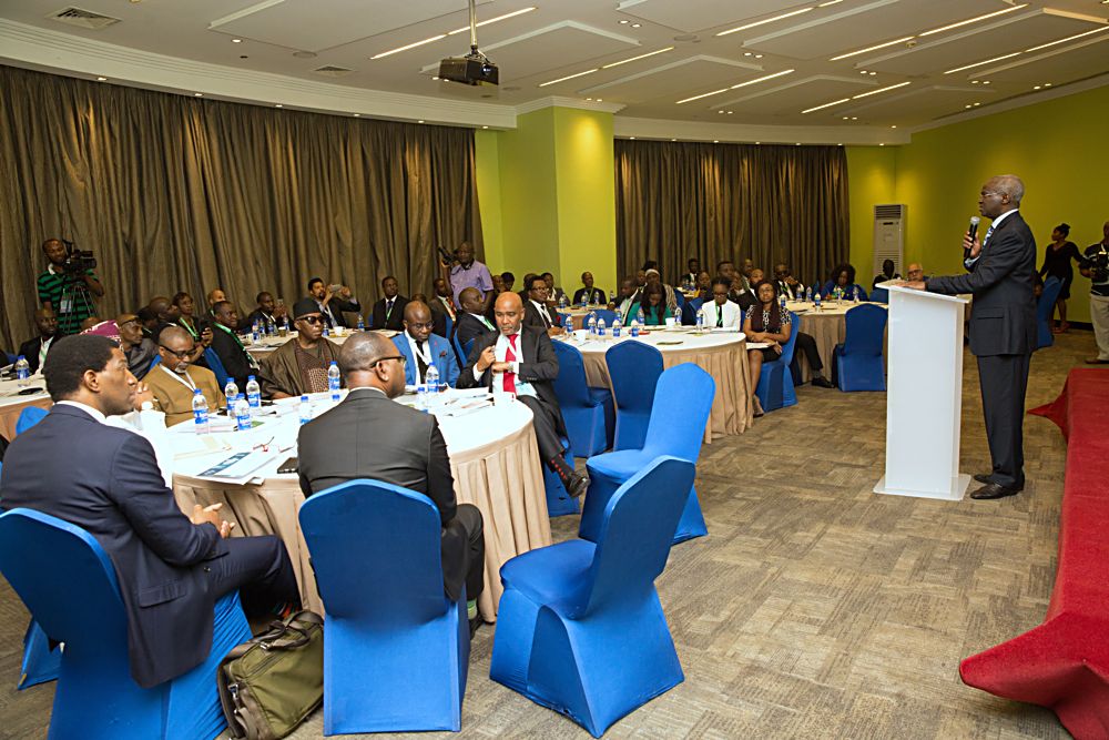 Hon Minister of Power Works  HousingMr Babatunde FasholaSANright delivering his Keynote address duringThe Guardian Power Summit 2017 with the theme Beyond Rhetoric Turning Nigerias Power Sector Value  Chain Potentials to Profitat the Four Points By Sheraton Victoria Island Lagos on Monday 14th September 2017