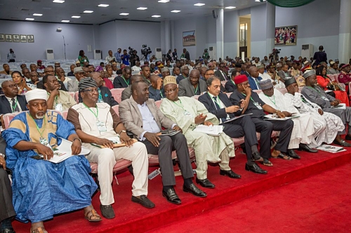 Cross section of the participantsduring the Opening Session of the One  Day Public Enlightenment on Developmentsin the Road Sector organized by the Ministry of Power Works and Housing at the Nigeria Air Force Conference Centre Abuja on Monday 19th March 2018