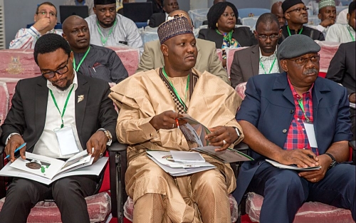 Cross section of the participantsduring the Opening Session of the One  Day Public Enlightenment on Developmentsin the Road Sector organized by the Ministry of Power Works and Housing at the Nigeria Air Force Conference Centre Abuja on Monday 19th March 2018