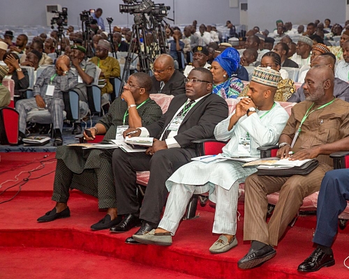 Cross section of the participantsduring the Opening Session of the One  Day Public Enlightenment on Developmentsin the Road Sector organized by the Ministry of Power Works and Housing at the Nigeria Air Force Conference Centre Abuja on Monday 19th March 2018