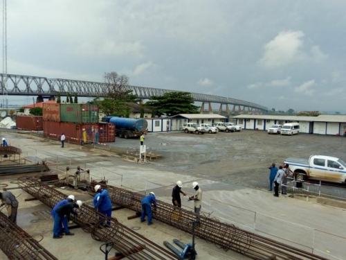 Production of Steel Reinforcement for Piling Works on the 2nd Niger Bridge Linking Anambra and Delta States On Going at the Messsrs Julius Berger Plc Yard Onisha Anambra State