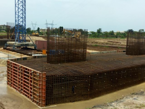 On Oging Piling Works on  the Construction of 2nd Niger Bridge Linking Anambra and Delta States Onisha End Anambra State