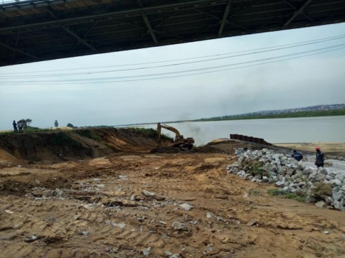 On Going ReinformentMaintenance Works on the Old Niger Bridge