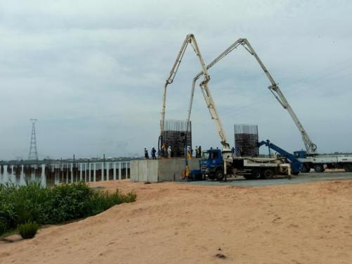 On Going Early Works Phase IV  on the Construction of 2nd Niger Bridge Linking Anambra and Delta States Asaba End Delta State