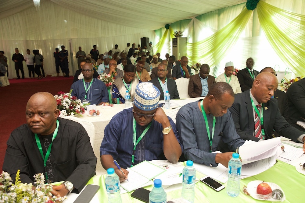 Cross section of theparticipantsduring the 28th Meeting with Operators in the Power Sector hosted by theKaduna Electricity Distribution Company at the Transmission Station MandoKaduna shortly after thecommissioning of the 150MVA 33013233kv Transformer at the Mando Transmission Station and 2 x 60MVA 132 33kv Transformers at the Power Station Kakuri Kaduna State on Monday 11th June 2018