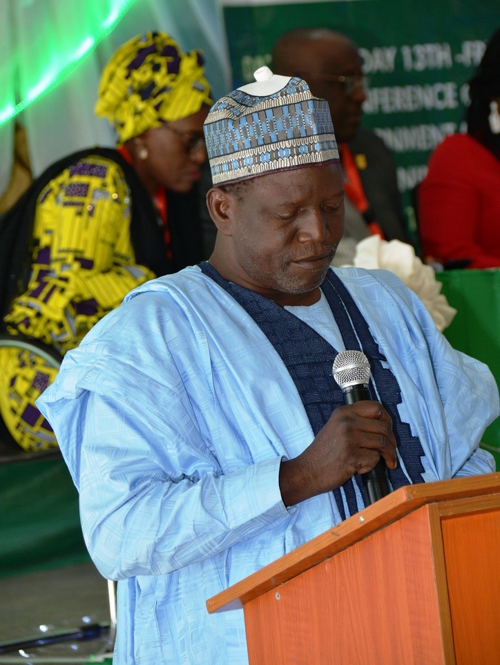 Directors in the Ministry Permanent Secretary Ministry of Works and Transport Kebbi State and Participants at the 24th meeting of the National Council on Works with theme  Ensuring ValueForMoney in Nigeria Highways Development holding at the Conference Centre of the Kebbi State Government Presidential Lodge Kebbi State