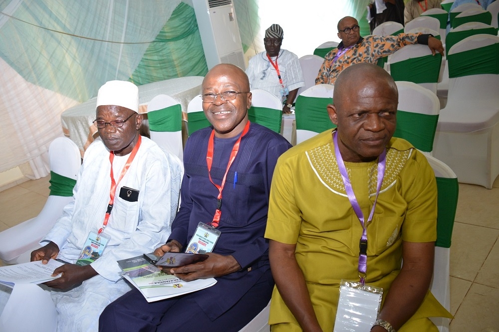 Council members deliberating on the submission from the various Thermatic Group reports at the National Council on Works holding at Kebbi State  Photos by Bose from Press Department of the Ministry