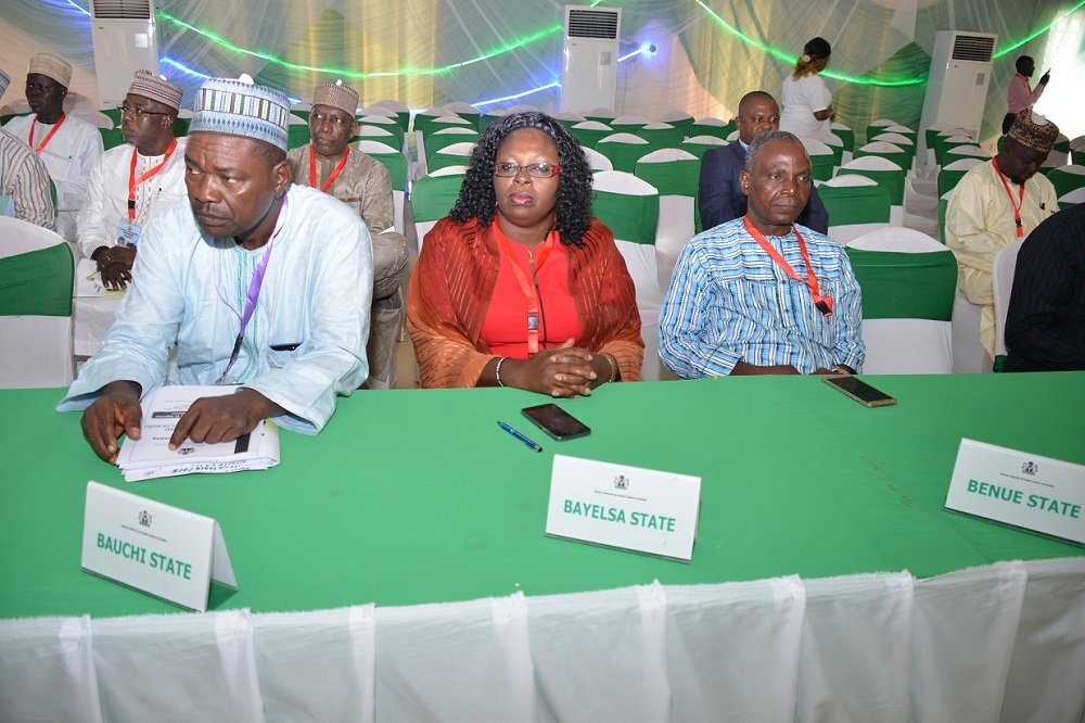 Members Of The High Table And Other Delegates At The Permanent Secretarys Meeting During The 24th National Council On Works With Theme Ensuring ValueForMoney In Nigerian Highways Development Taking Place In Birnin Kebbi Kebbi State