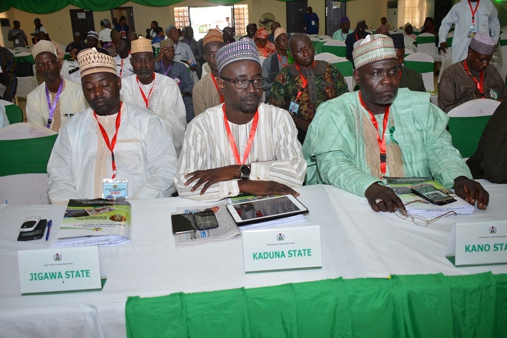 Members Of The High Table And Other Delegates At The Permanent Secretarys Meeting During The 24th National Council On Works With Theme Ensuring ValueForMoney In Nigerian Highways Development Taking Place In Birnin Kebbi Kebbi State