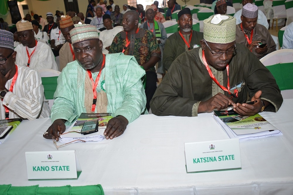 Members Of The High Table And Other Delegates At The Permanent Secretarys Meeting During The 24th National Council On Works With Theme Ensuring ValueForMoney In Nigerian Highways Development Taking Place In Birnin Kebbi Kebbi State