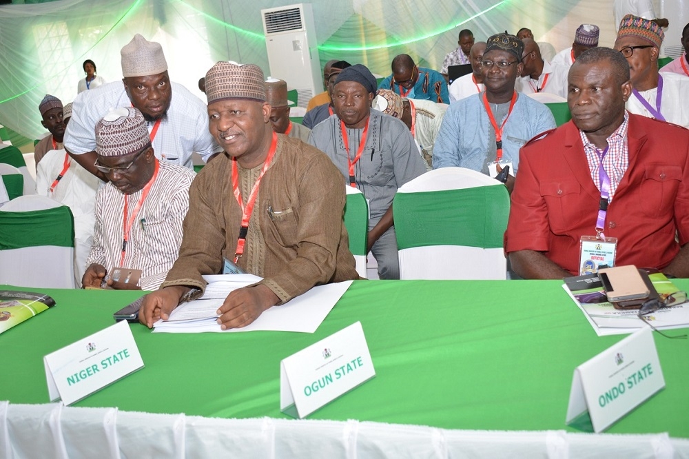 Members Of The High Table And Other Delegates At The Permanent Secretarys Meeting During The 24th National Council On Works With Theme Ensuring ValueForMoney In Nigerian Highways Development Taking Place In Birnin Kebbi Kebbi State