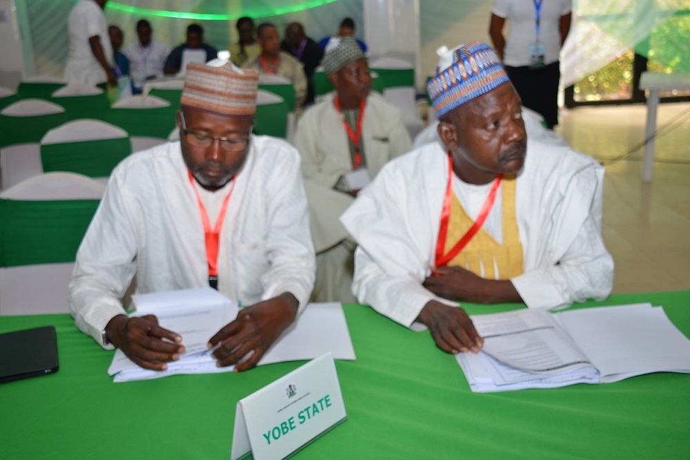 Members Of The High Table And Other Delegates At The Permanent Secretarys Meeting During The 24th National Council On Works With Theme Ensuring ValueForMoney In Nigerian Highways Development Taking Place In Birnin Kebbi Kebbi State