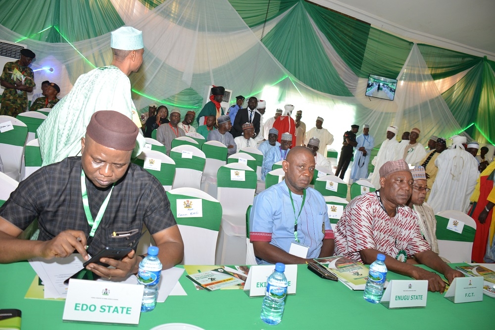 other Dignitaries and Royal Highness at the 24th Meeting of the National Council on Works taking place in Kebbi State