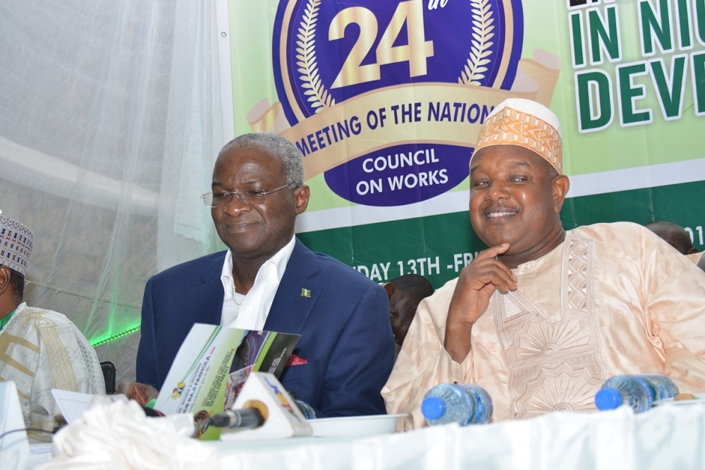 other Dignitaries and Royal Highness at the 24th Meeting of the National Council on Works taking place in Kebbi State