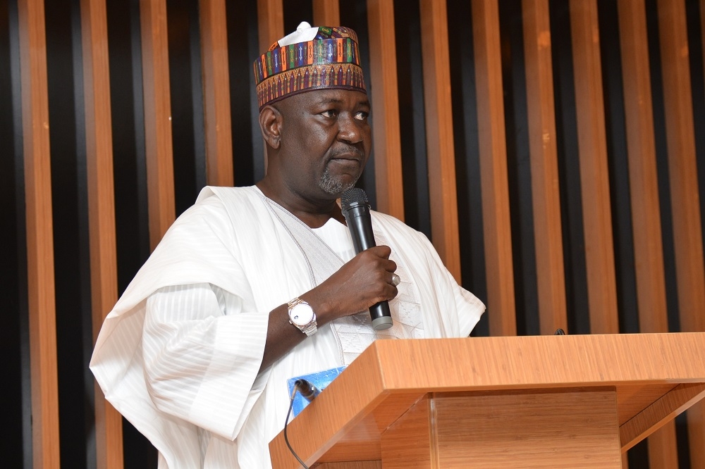 The Honourable Minister of Works and Housing  Hon Babatunde Fashola  SAN  and the Minister of State  Abubakar D  Aliyu resumes office at the Ministry s Headquarter  Mabushi Abuja with the Permanent Secretary and staff of the Ministry in attendance on the 21st of August  2019