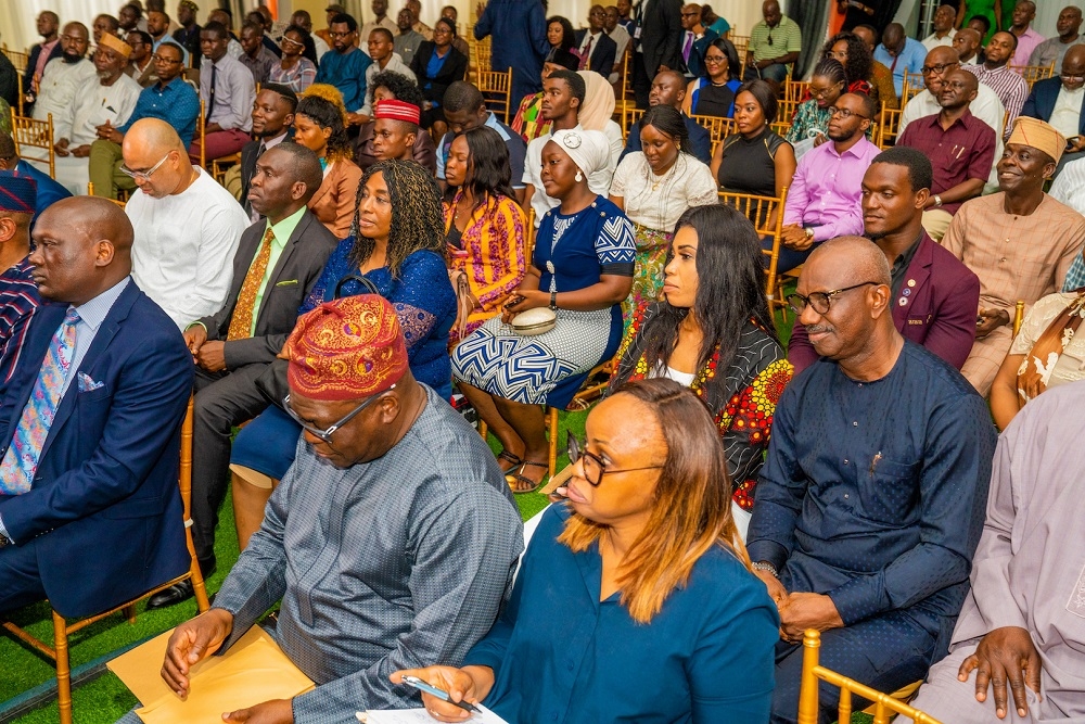 Cross section of invited Guests and members    during  a lecture titled   Ikoyi Club at 81  The Youth and Leadership in Nation Building       delivered by the Hon  Minister of Works and Housing  Mr Babatunde Fashola SAN  to Commemorate the 81st Anniversary of Ikoyi Club 1938 in  Lagos on Thursday  26th September 2019