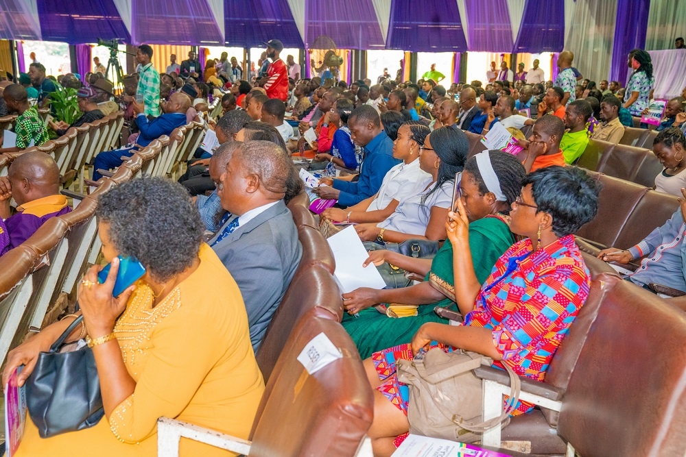 Cross Section of the invited guests and other members of the University Community   during the public presentation of a book titled   National Development and Human Security  Essays and Materials in Honour of a Distinguished Alumnus  Babatunde Raji Fashola SAN  at the Akin Deko Main Auditorium  University of Benin  Benin City  Edo State on Thursday  14th November 2019