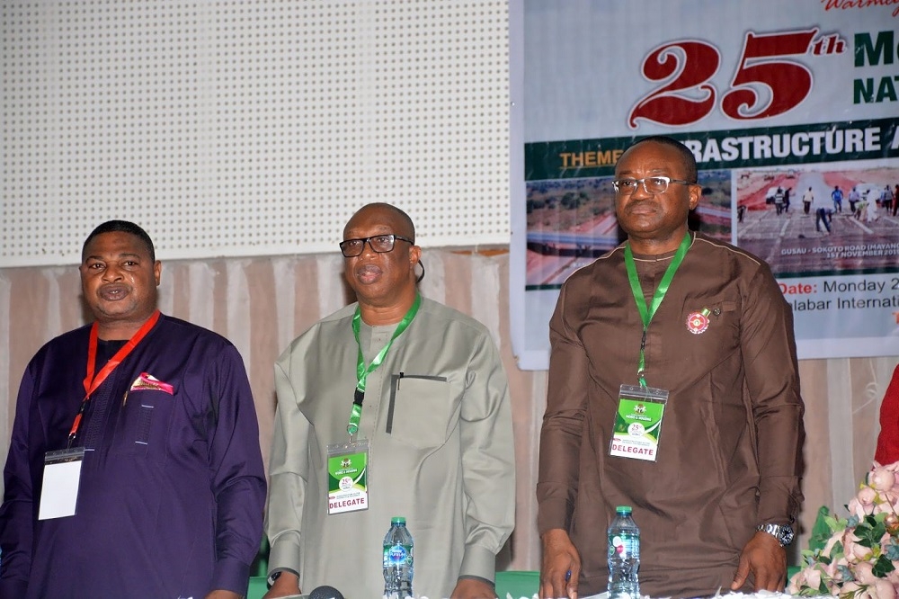 The Permanent Secretary Ministry of Works and Housing ably represented by Engr Uzor C O giving the opening remarks at the meeting of Permanent Secretaries at the 25th Meeting of the National Council of Works holding in Calabar Cross River State on the 27th November 2019