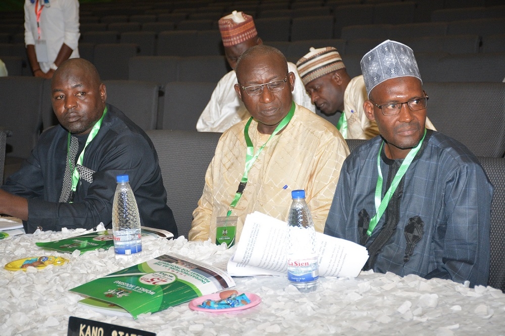 The Permanent Secretary Ministry of Works and Housing ably represented by Engr Uzor C O giving the opening remarks at the meeting of Permanent Secretaries at the 25th Meeting of the National Council of Works holding in Calabar Cross River State on the 27th November 2019