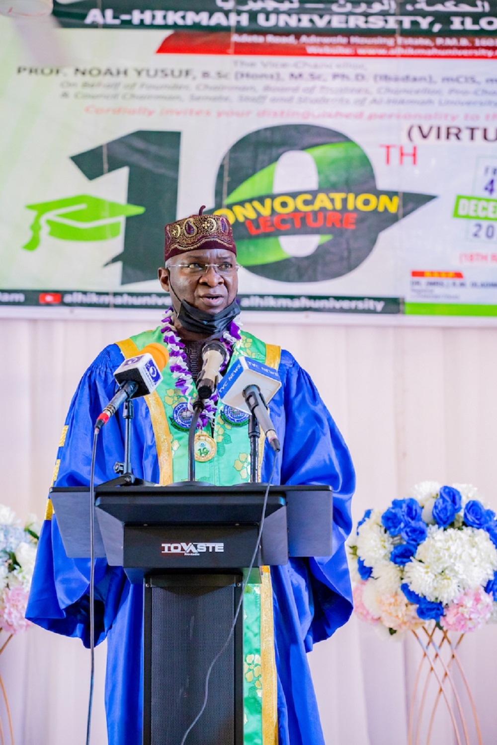 Hon. Minister of Works &amp; Housing and Guest Lecturer, Mr Babatunde Fashola,SANÂ deliveringÂ the Â 10th Convocation Lecture of Al- Hikmah University on, &quot; University Education, Entrepreneurship and Employment Prospects: Survival Imperatives in Post COVID-19,&quot;Â at the University Auditorium,Â Ilorin,Kwara State on Friday, 4th December 2020