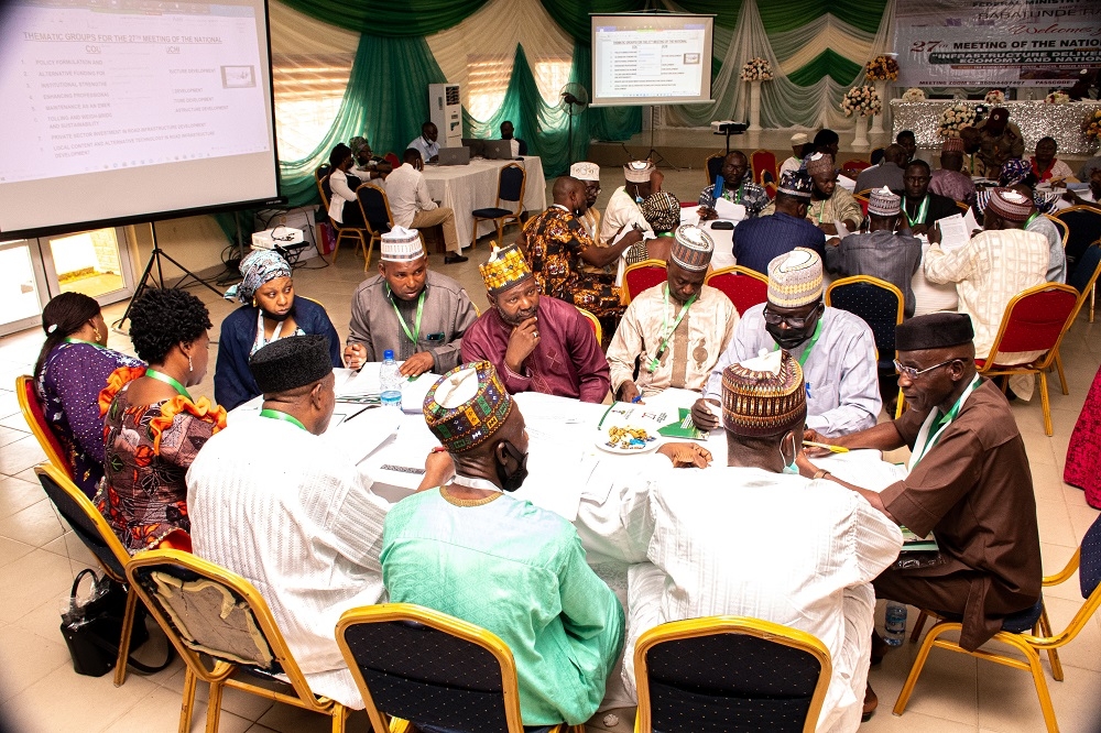 A CROSS SECTION OF THEMATIC GROUP DELIBERATING