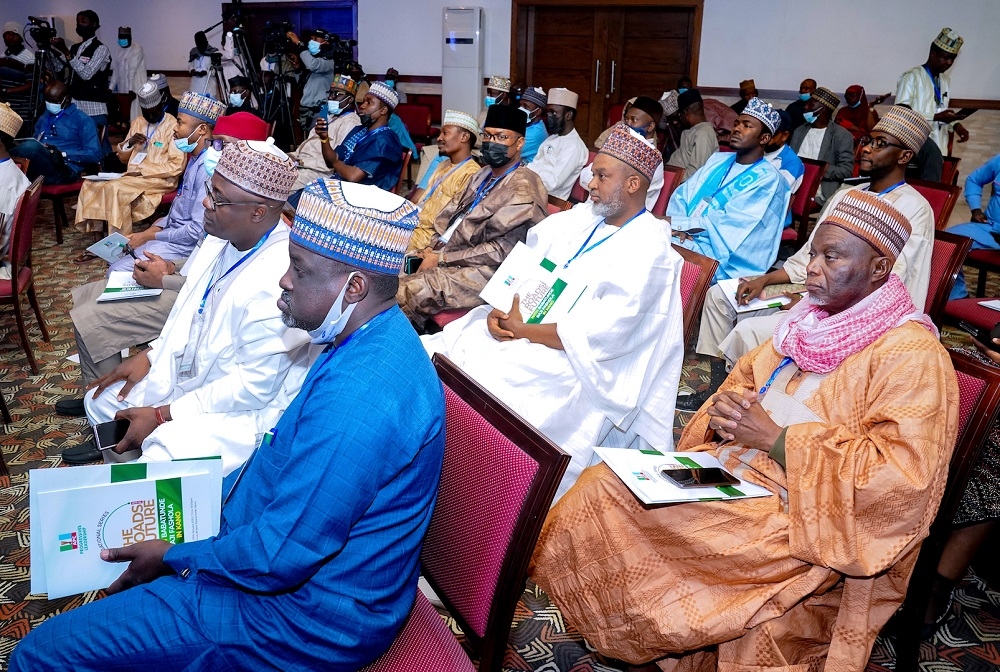 Cross section of participants at the Special Ministerial Conversation organized by the APC Progressives Youth Wing  during which the Hon. Minister of Works and Housing, Mr. Babatunde Fashola, SAN made a Presentation on the theme,  &quot;Progressive Mission : The Road to Our Future &quot;  at the Main Hall of the Bristol Palace Hotel, Farm Centre, Kano, Kano State on Thursday, 27th January 2021