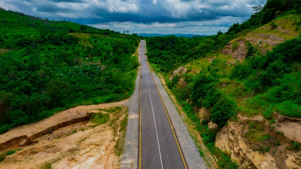 Area View of the Official Commissioning and Handover of Efon Alaaye - Erinmo - Iwaraja Road in Ekiti State today 16th of June 2022