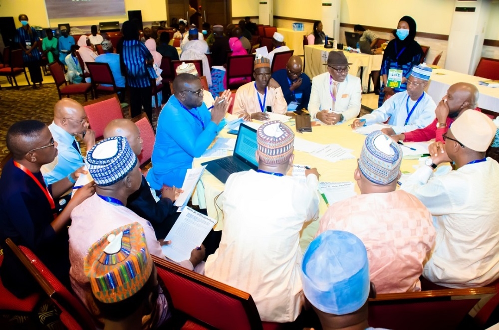 Plenary Technical Session on Memoranda (Thematic Groups) ongoing at the Meeting of the National Council on Works with theme &quot;Infrastructure, the season of Completion&quot; taking place at Bristol Palace Hotel, Kano State on the 22nd of August, 2022