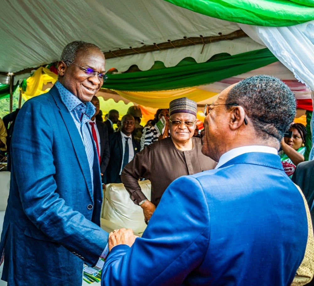 Joint Commissioning of the newly constructed two-lane Border Bridge over the Cross River at the Nigeria-Cameroon Border at Mfum/Ekok on Thursday, 3rd November 2022