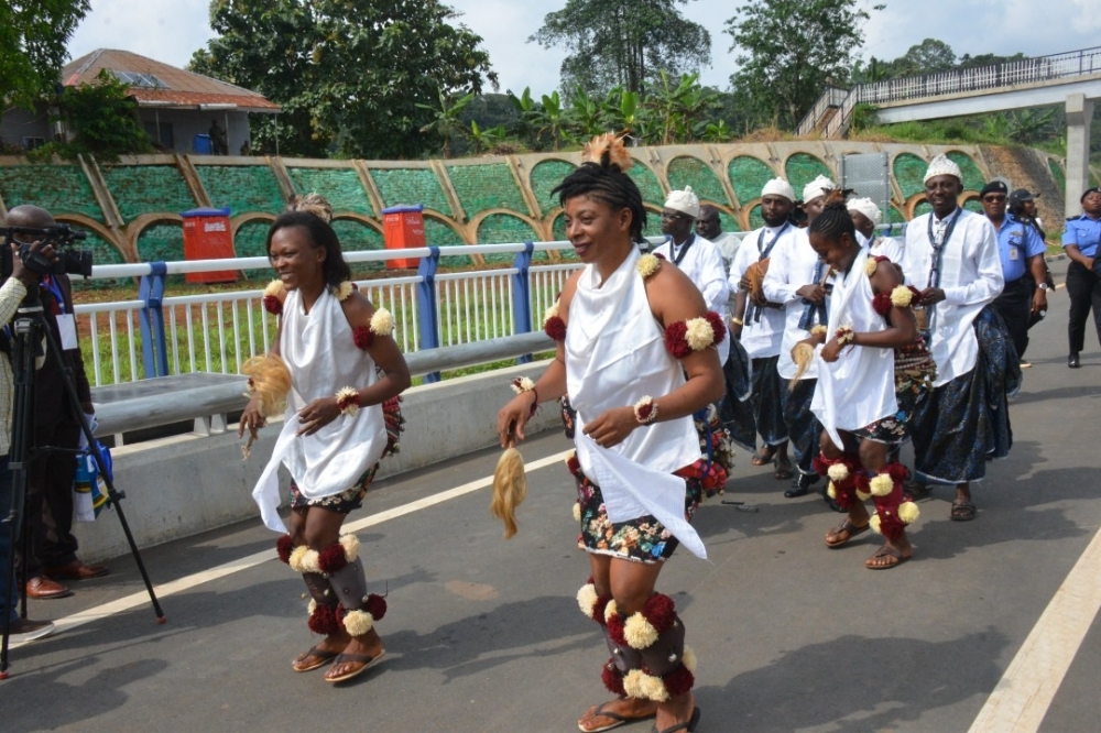 Joint Commissioning of the newly constructed two-lane Border Bridge over the Cross River at the Nigeria-Cameroon Border at Mfum/Ekok on Thursday, 3rd November 2022