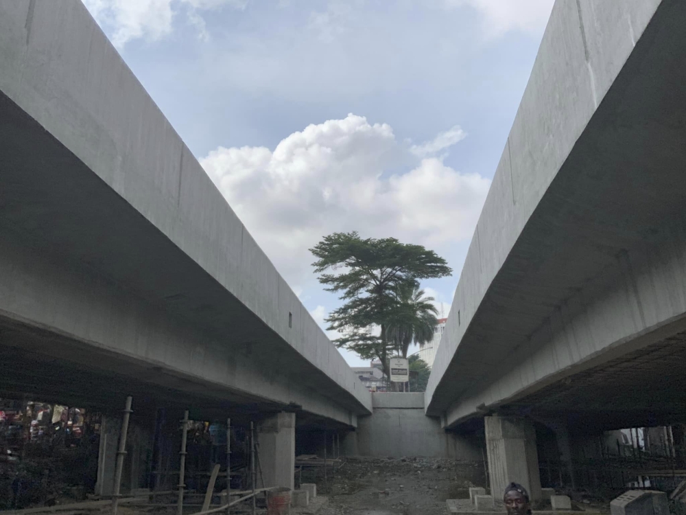 Eko bridge reconstruction work