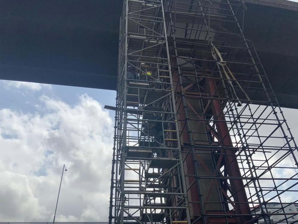 Eko bridge reconstruction work