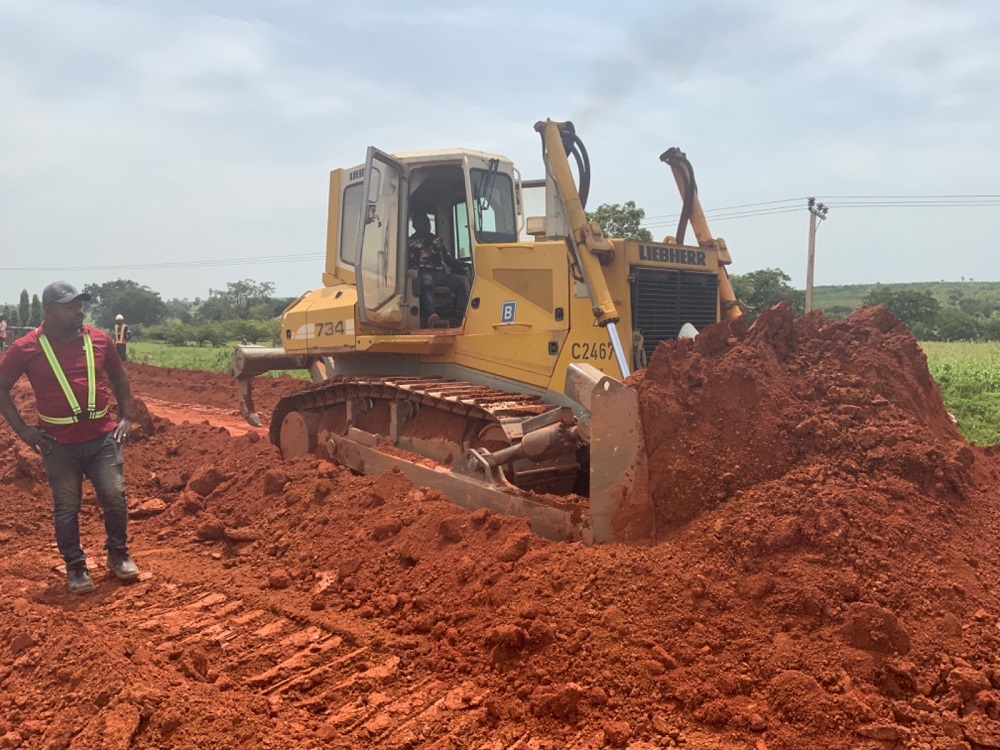 HONOURABLE MINISTER OF WORKS, ENGR. DAVE UMAHI INSPECTION OF ABUJA - KADUNA - KANO ROAD ON THURSDAY 24TH AUGUST 2023