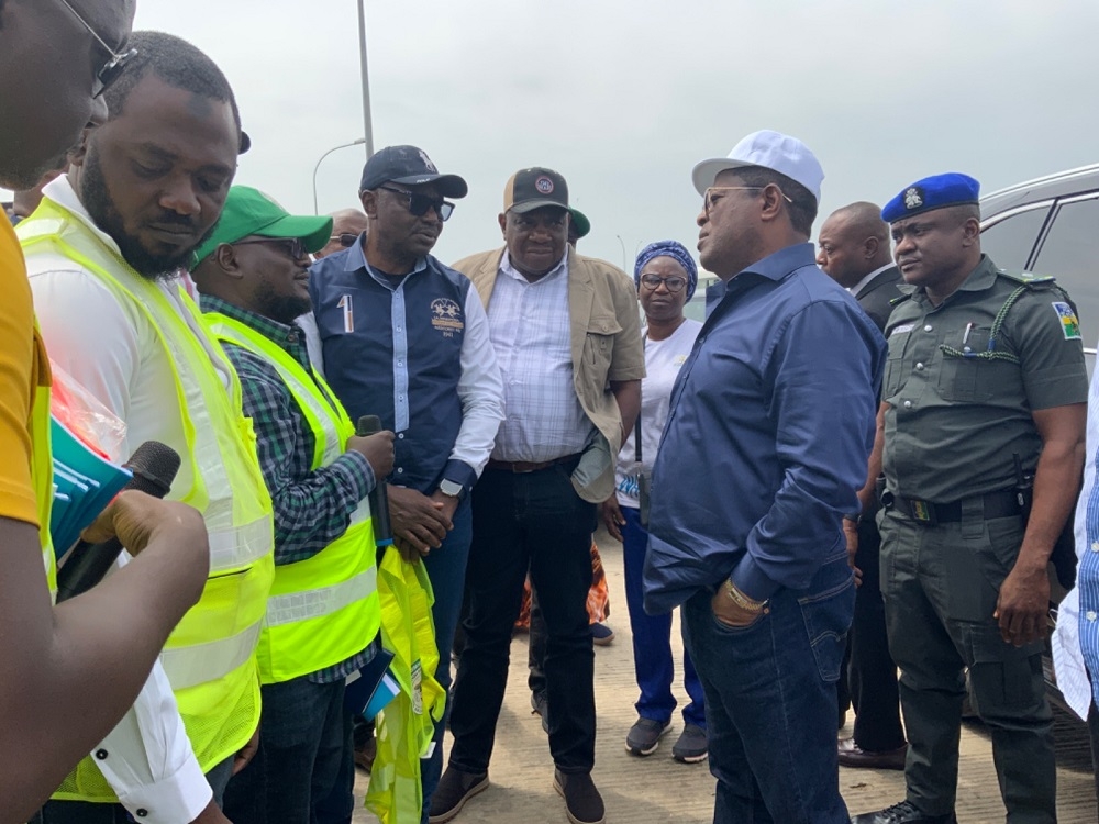 HONOURABLE MINISTER OF WORKS, ENGR. DAVE UMAHI INSPECTION OF ABUJA - KADUNA - KANO ROAD ON THURSDAY 24TH AUGUST 2023