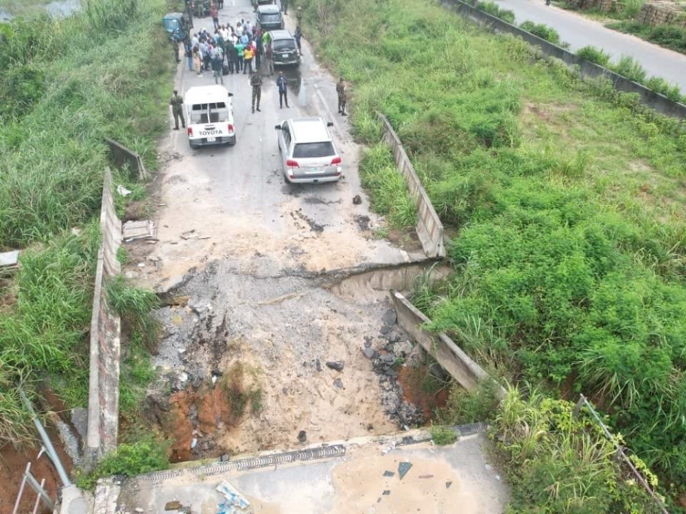 Evwreni Bridge along East - West Road, Section 1: Warri - Kaiama  in Delta State