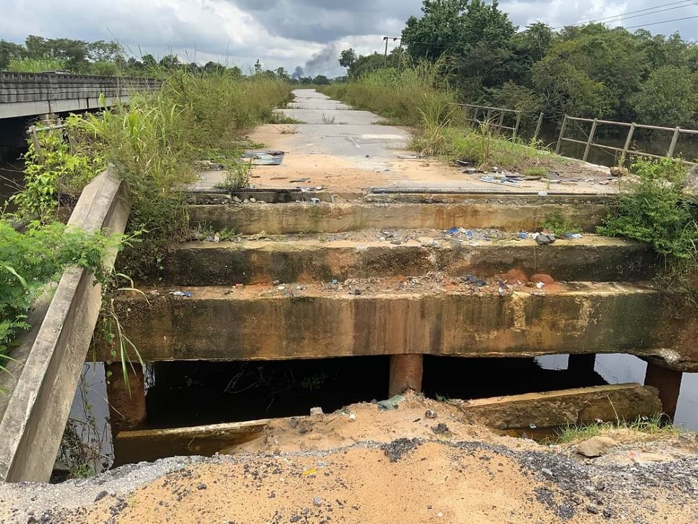 Evwreni Bridge along East - West Road, Section 1: Warri - Kaiama  in Delta State