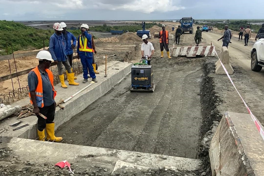 #Renewedhope…. Ongoing Construction of the Bodo-Bonny Road with Bridges in  Rivers State