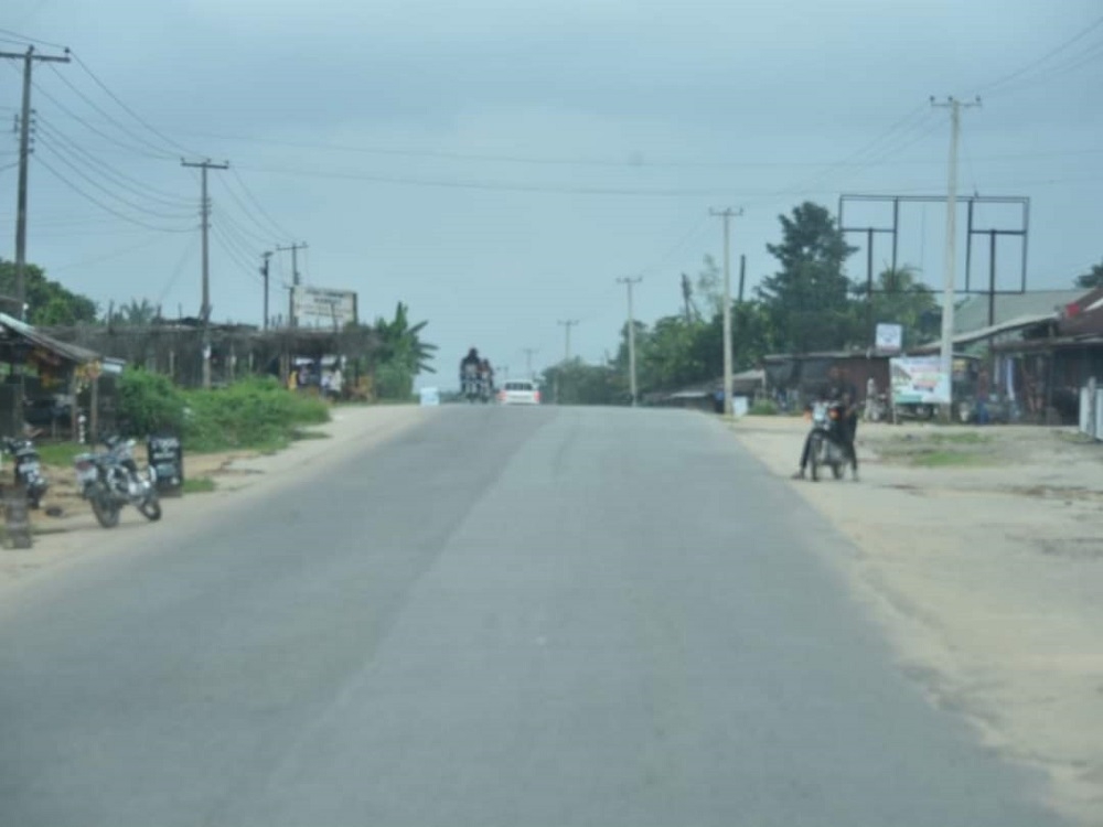 #Renewedhope…. The Honourable Minister, Federal Ministry of Works, H.E. Sen (Engr) David Nweze Umahi, CON during the inspection of the Rehabilitation and Dualization of Aba-Ikot Ekpene Road in Abia/Akwa States on the 21st September, 2023