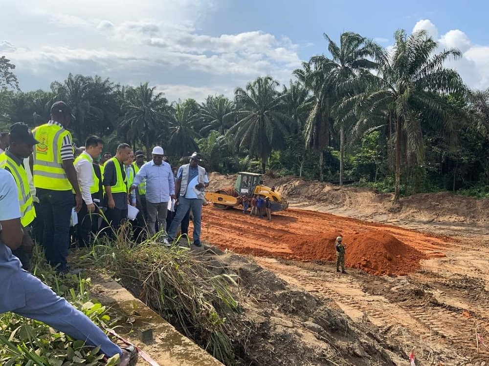 #Renewedhope…. The Honourable Minister, Federal Ministry of Works, H.E. Sen (Engr) David Nweze Umahi, CON during the inspection of the Outstanding Portion of Dualization of Odukpani-Itu(Spur Ididep) Itu-Ikot Ekpene, Road in Cross Rivers State on the 21st September, 2023