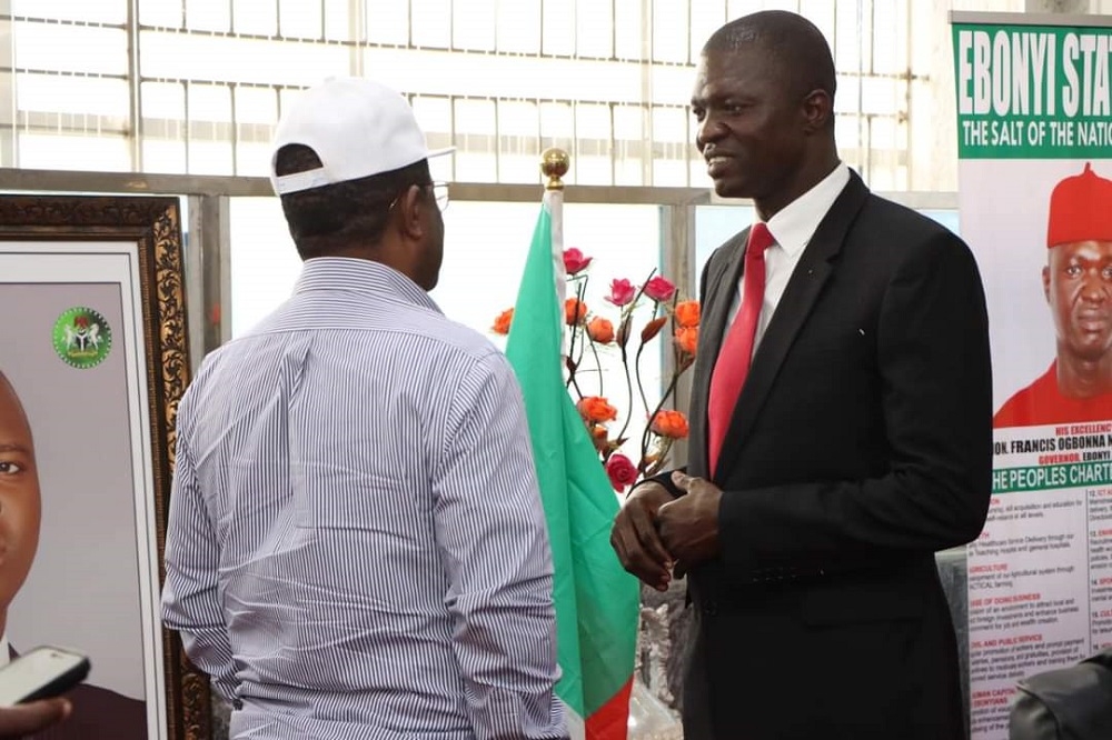 Honourable Minister, Federal Ministry of Works, Senator Dave Umahi Paid a courtesy visit to the Governor of Ebonyi State, H.E BLDR. Francis Ogbanna Nwifuru, FNIOB, FCAI, GGCEHF in Ebonyi State