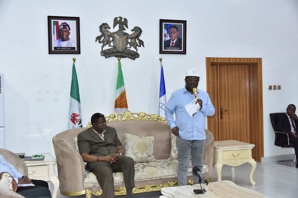 His Excellency, Senator (Engr) David Nweze Umahi, CON, Honourable Minister, Federal Ministry of Works, Paid a courtesy visit to the Governor of Cross River State, Senator Prince Bassey Otu in Cross River State on the 21st September, 2023