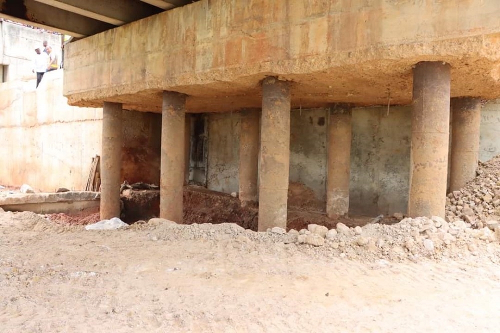 Honourable Minister of Works, H.E (Engr) Nwaze David Umahi and some management staff inspecting the Dualization of Abuja–Lokoja Road, Section II, Sheda – Abaji on the 17th of September, 2023