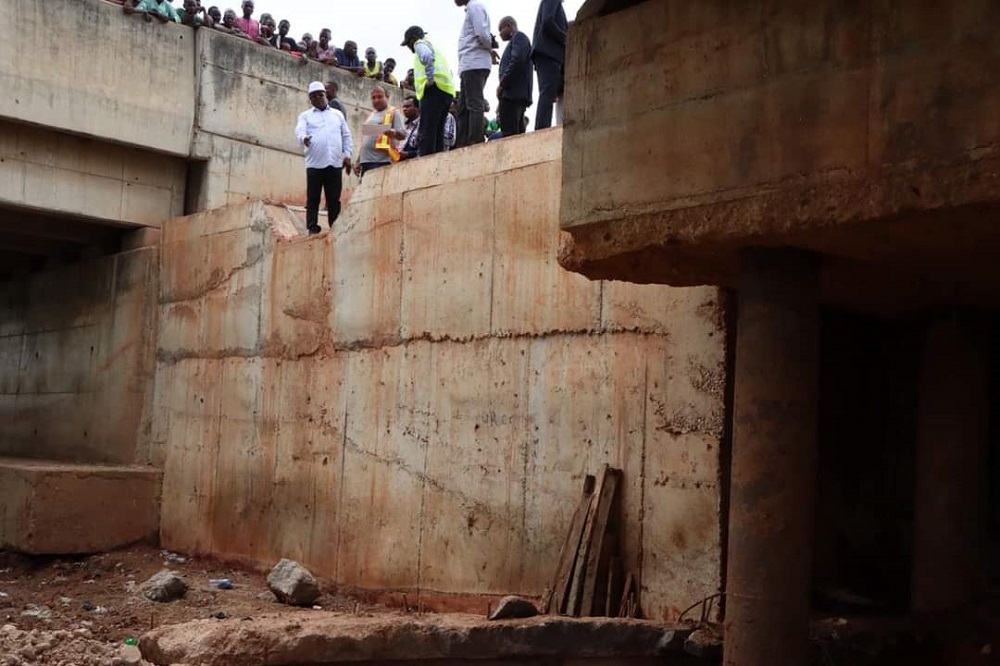 Honourable Minister of Works, H.E (Engr) Nwaze David Umahi and some management staff inspecting the Dualization of Abuja–Lokoja Road, Section II, Sheda – Abaji on the 17th of September, 2023