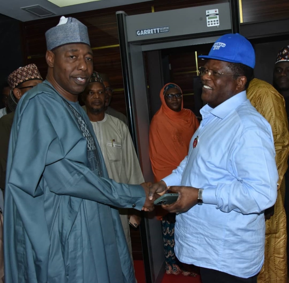 GOVERNOR  ZULUM  PAYS A COURTESY CALL TO THE HON. MINISTER OF WORKS, SEEKS FEDERAL GOVERNMENT'S INTERVENTION ON ROAD INFRASTRUCTURE IN BORNO STATE