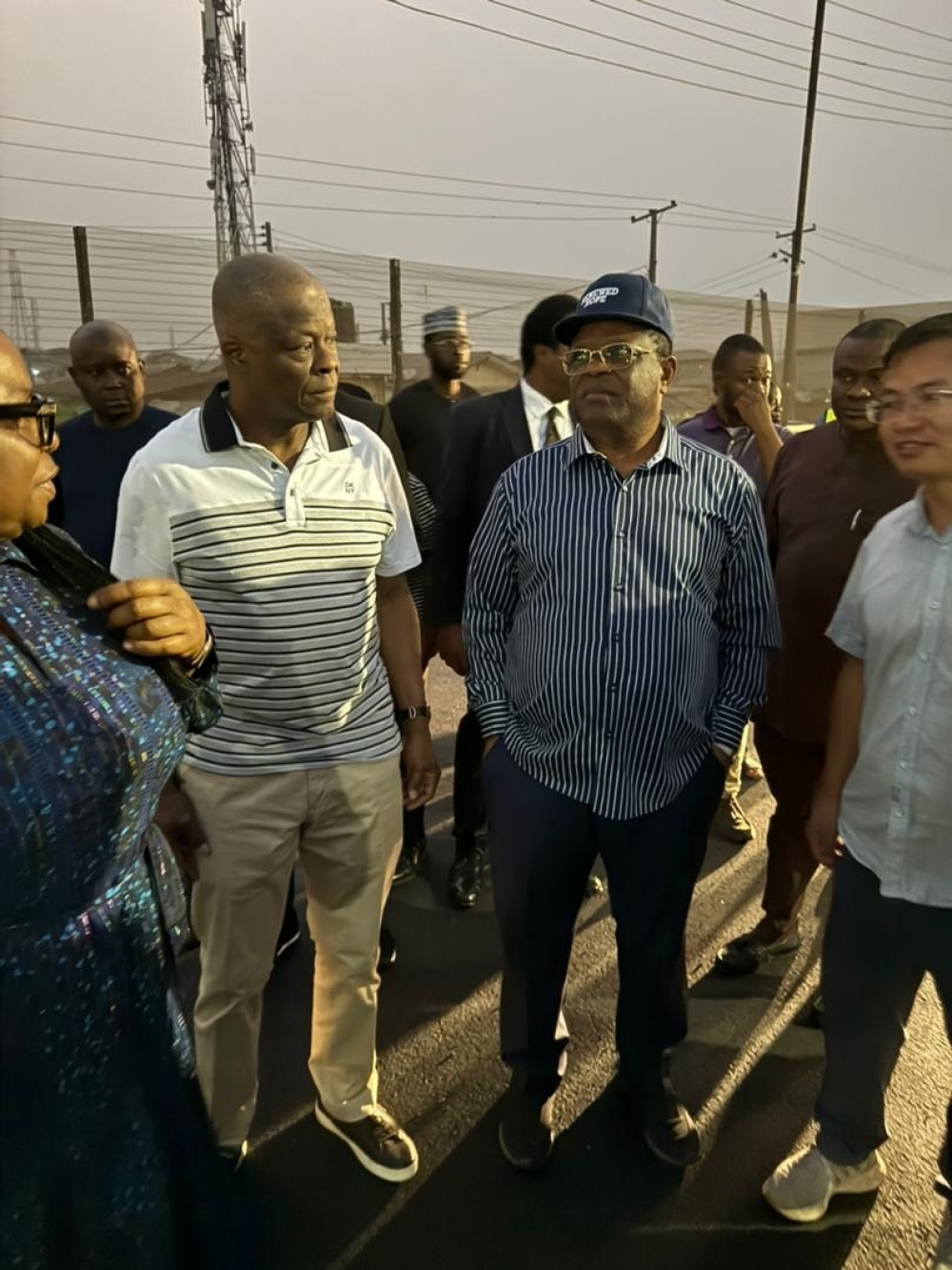 Honourable Minister of Works, Sen. Engr. Nweze David Umahi, CON, and his counterpart, the Minister of Finance and Coordinating Minister of the Economy, Chief Wale Edun