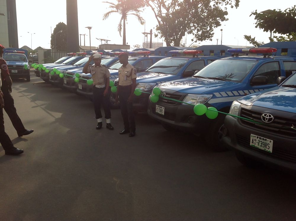 A section of world bank assisted newly procured FRSC patrol vehicles